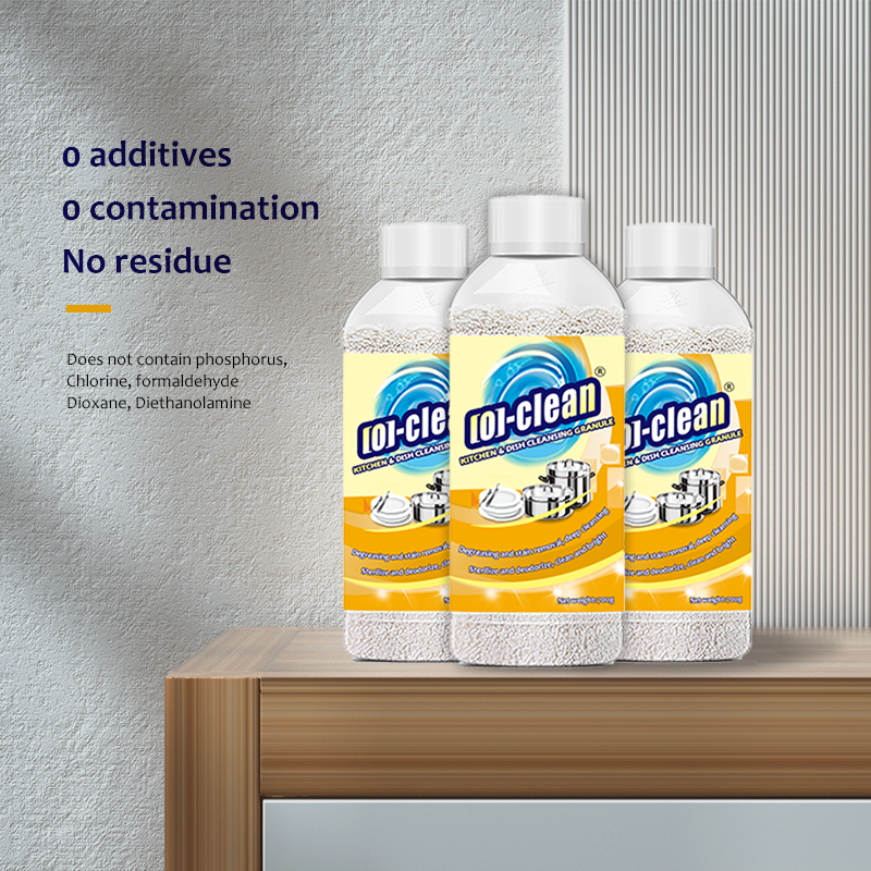 O Clean dishwashing detergent sterilizes, removes oil, and eliminates odors. image